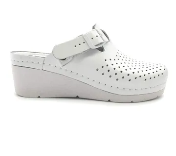 KOŽNE ANATOMSKE KLOMPE, Bijela, BBAHC - cover