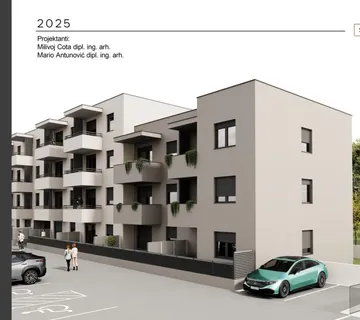 PROJEKT "FAMILY DREAM II”, LUJE NALETILIĆA, 3-sobni, 61.20 m2 s VRTOM - cover