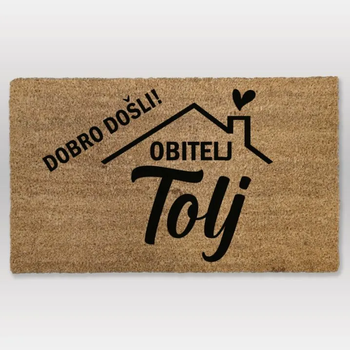 Personalizirani otirač – Topli dom - cover