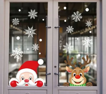 Djedica i Jelen - Dekorativna zidna naljepnica - cover