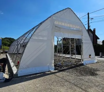 Montažna hala / montažni šator PEACH / 9.15x20m 5,5m(V) *091 324 9999* - cover