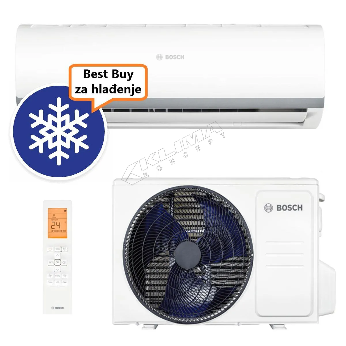 BOSCH KLIMA UREĐAJ CL2000-Set 26 WE - cover