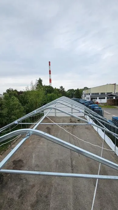 Montažna hala / montažni šator 9.15x12m 4,5m (V) 110m2 091 294 9999 - cover