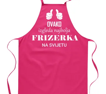 Pregača najbolja frizerka - cover