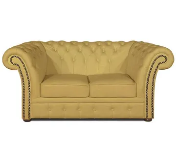 Chesterfield Dvosjed Winfield Basic Leather | 2-sjedišta | Ivory - cover