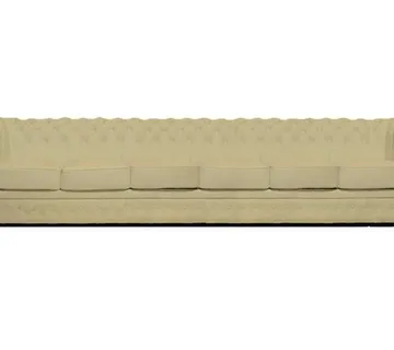 Chesterfield Garnitura First Class Leather | 6-sjedišta | Vanilla - cover