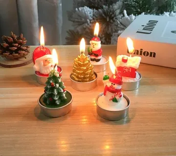 Božićne ukrasne svijeće - 3 komada set - cover