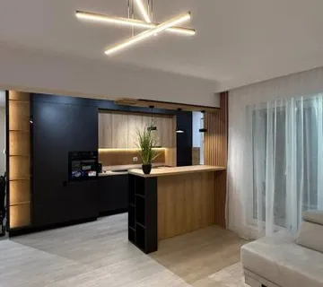 Tv komoda sa ormaricem i zidnim panelom - cover