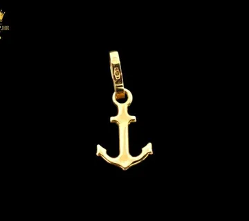 ZLATNI PRIVJESAK SIDRO 0.28G .585 (14K) / R1, RATE !! - cover