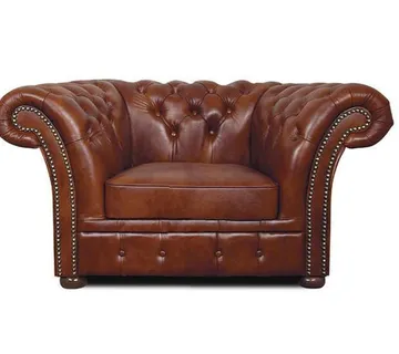 Chesterfield Fotelja Winfield Basic Leather | 1-sjedište - cover