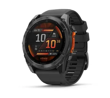 Smart watch GARMIN Fenix 8 51mm AMOLED Tamnosivi s crnim remenom - cover