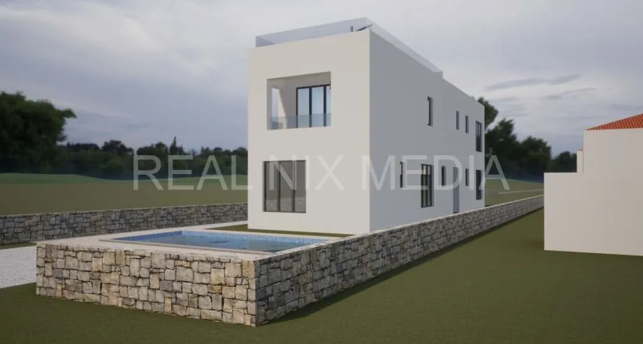 Privlaka-80 M DO MORA! ZEMLJIŠTE SA GRAĐEVINSKOM DOZVOLOM! - cover