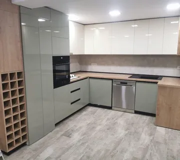 Kuhinja visoki sjaj akryl crna gola profil ručka - cover