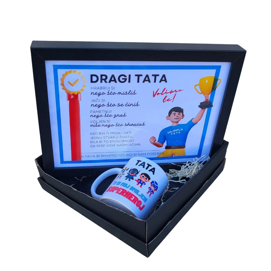 Poklon paket za tatu “Superheroj” - cover