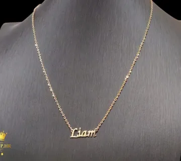 ZLATNI LANČIĆ S PRIVJESKOM "LIAM" 14K 3,48G / R1, RATE! - cover