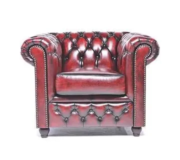 Chesterfield Fotelja Original Leather | 1-sjedište | Wash Off Red - cover