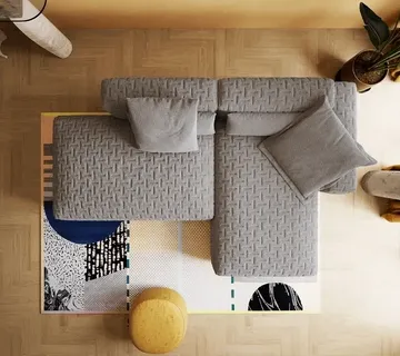 Modularna garnitura Freestyle 310x200cm, Strukturirana tkanina - cover
