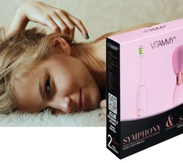 Poklon set Vitammy Sonična četkica Symphony i Sonična četkica za lice - cover