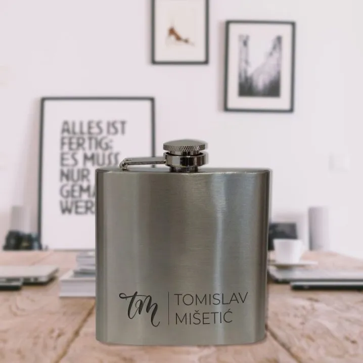 Inox personalizirana pljoska /čutura - cover