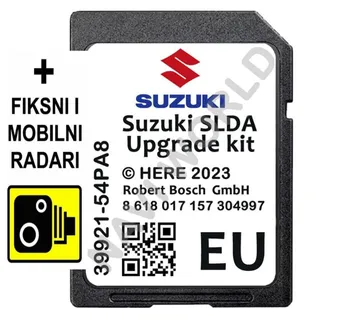 Suzuki navigacija SD kartica sa najnovijim kartama EU + RADARI - cover