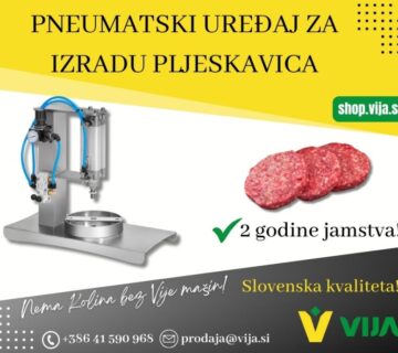 UREĐAJ ZA IZRADU PLJESKAVICA - INOX PNEUMATSKI - cover
