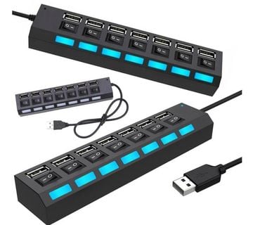 USB HUB, 7-PORTNI PUNJAČ - cover