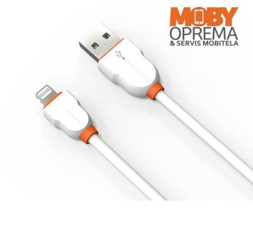 USB KABEL LDNIO LS02 ZA IPHONE BIJELI - cover