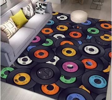 Moderni retro tepih u dvije veličine - cover