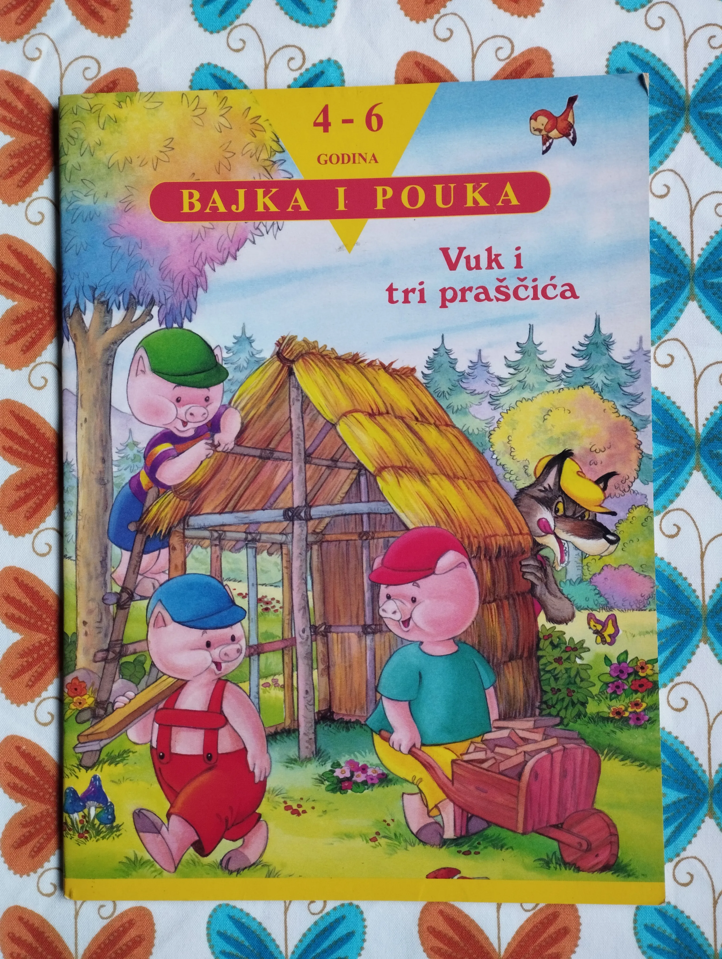 Bajka i pouka; Vuk i tri praščića - cover