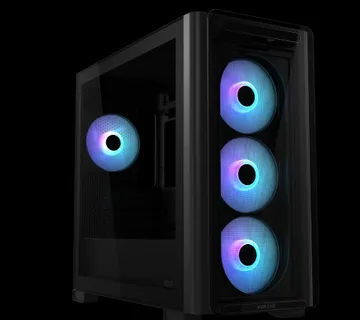 ASUS A23 PLUS MicroATX ARGB Case Black - Umag