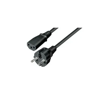 Transmedia Power Cable Schuko -IEC 320 plug 1,5m - Umag