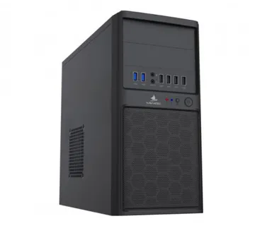 NaviaTec 6812-2U34U2 mATX Mid Tower PC Case 2x USB3.0, 4x USB 2.0, No PSU - Umag