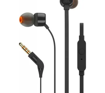 JBL T110E, in-ear slušalice s mikrofonom i upravljanjem s jednom tipkom, crne - Umag