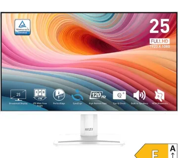 Monitor MSI PRO MP251W E2 24,5" / FHD / 120Hz / 1ms (MPRT) (white) - Umag