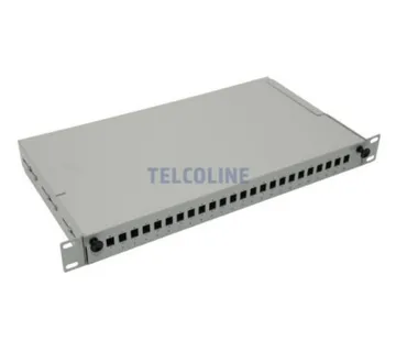 NFO Patch Panel 1U 19" - 24x SC Simplex LC Duplex, Pull-out, 1 tray - Umag