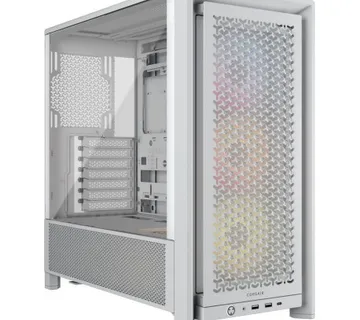 Kućište Corsair Frame 4000D ARGB, WhiteMid-Tower, 3x RS120 ARGB ventilatora - Umag