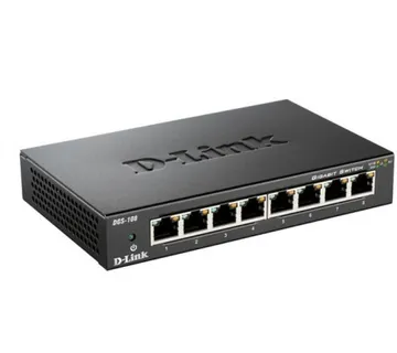 D-Link switch neupravljivi, DGS-108/E (metalno kućište) - Umag