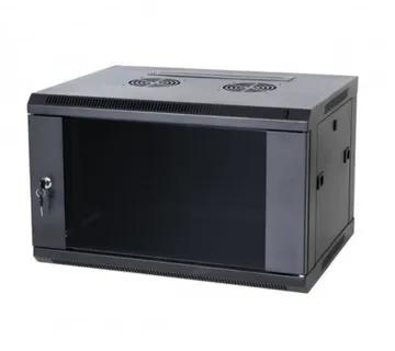 NaviaTec Wall Cabinet 6U 600 x 500mm, disassembled QA-65B, Black - Umag
