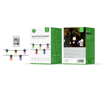WOOX WiFi Smart LED Smart Party Lighting String 5.5W, IP65, 9m - Umag