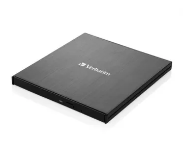 Verbatim Blu-Ray Slimline Ultra HD 4K vanjski snimač, M-Disc kompatibilan, USB3.2 (USB-C), crni - Umag