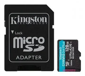 Kingston microSD, Canvas Go! Plus, R200, 128GB - Umag