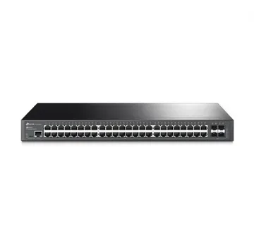 TP-Link Omada JetStream 48-port Gigabit L2 Smart preklopnik, 48×10/100/1000 RJ45 ports, 4×SFP Gigabit, 1U 19" rack-mount - Umag