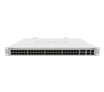 MikroTik ( CRS354-48G-4S 2Q RM) Cloud Router Switch with 48 x 1GbE RJ45 ports 4 x 10G SFP 2 x 40G QSFP ports ROS LVL5 - Umag