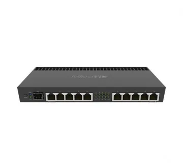Mikrotik RouterBOARD 4011iGS+RM, A15 CPU (4-cores), 1GB RAM, 10×GLAN, 1xSFP+, RouterOS L5, desktop kućište, rackmount, PSU - Umag