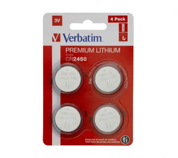 Verbatim CR2450 Lithium baterija, 3V (4 kom./pakiranje) - Umag
