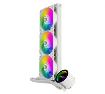 Xilence LQ360G.W.ARGB Gaming Series vodeno hlađenje za procesore Intel/AMD Multi socket, 3×120mm PWM ARGB ventilator, bijeli - Umag