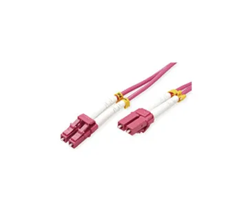 Roline VALUE optički kabel 50/125µm LC/LC Duplex, OM4, 0.5m, ljubičasti - Umag