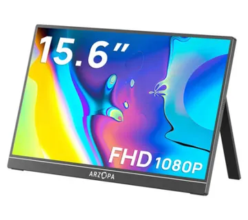 Prenosni monitor 15.6'' (40 cm) FullHD IPS 60Hz, mHDMI, USB-C, zvočniki, ARZOPA A1 - Umag