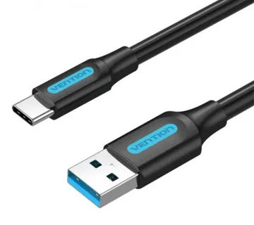 Vention USB 3.0 A Male to C Male Cable 0,5M, Black - Umag