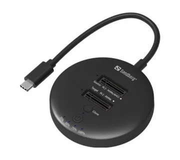 Sandberg USB 3.2 Cloner Dock for NVMe M.2 SSD - Umag